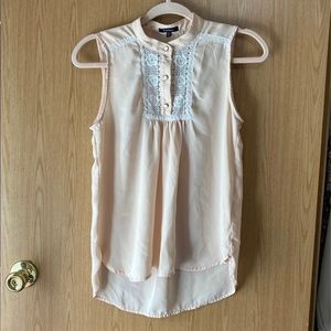 High Low Sleeveless Blouse